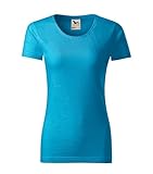 malfini native t-shirt (gots) w mli-17444 turquoise maglietta, multicolore, l donna