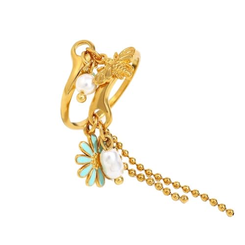 Bague marguerite et abeille idéale pour sublimer vos tenues d'été