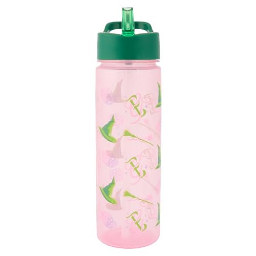 Universal-Pictures-Wicked-Part-2-600ml-Water-Bottle-with-Straw-by-Polar-Gear-Official-Movie-Merchandise-For-Adult-Kids-Pink-Green