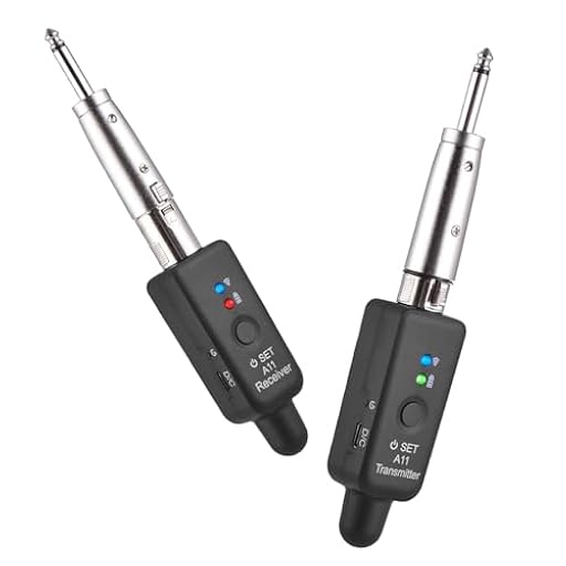 Btuty XLR 2.4 G Micrófono Inalámbrico Transmisor y Receptor, Sistema de Micrófono Inalámbrico Recargable para Mezclador de Audio, Guitarra Eléctrica, Bajo, Altavoz PA, Modos Ajustables, Micrófono | Ya disponible en tu tienda friki favorita! En mundofriki.es!