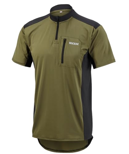 KOX Funktionsshirt Langarm Gelb/Rot - Signalfarbe Für Wald & Arbeit