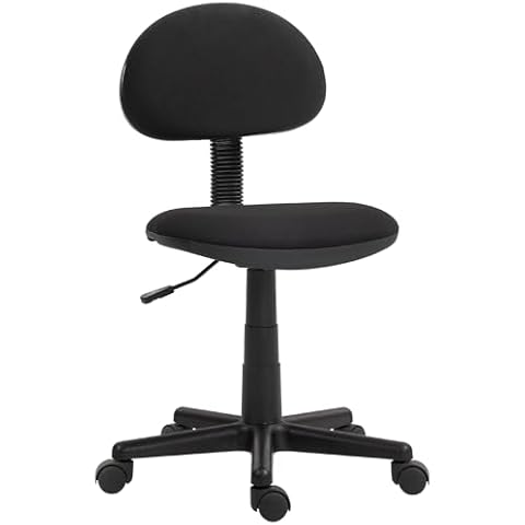 HOMCOM Adjustable Armless Office Chair Cover