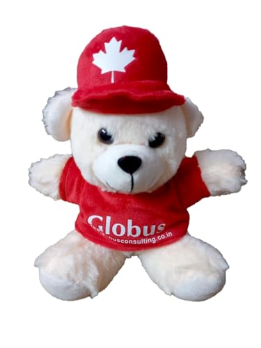 Image of Storescent Soft Toys for Kids, Stuffed Animal Plush Soft Toys for Boys and Girls | Plushie Toy (Teddy with Red Shirt & Cap)