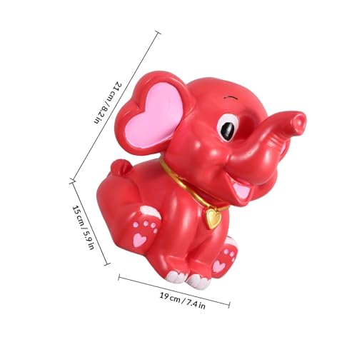 Alcancía de elefante para cumpleaños GANAZONO con base estable 3