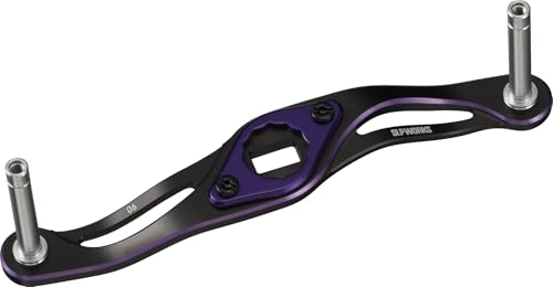 �_�C��slp���[�N�X(Daiwa Slp Works) SLPW MC CRANK HANDLE 90mm �u���b�N�E�p�[�v�� (BK�PU)