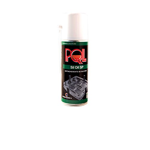 PQL Sil Oil SP 400 ml - Antiadherente/desmoldeante de silicona - Abrillantador de plásticos, neumáticos y lubricante para plásticos Cover