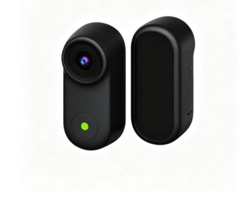 Mini caméra d action HD vlogging mains libres avec batterie de 160 min