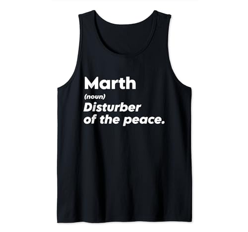 Funny Marth 'Disturber of the Peace' Custom Personalized Tank Top