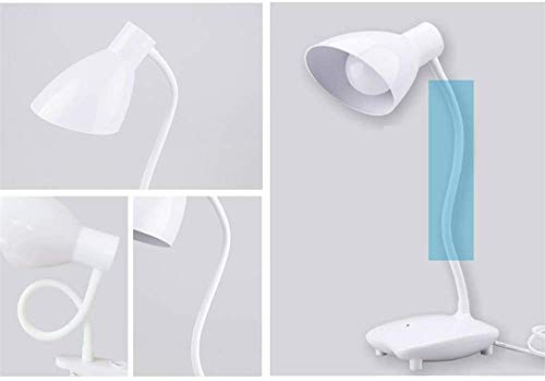 Lampe de table E27 flexible 360° en ABS pour bureau et lecture - 4