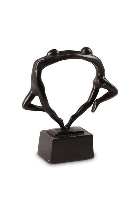 Mini-urne en bronze Seul mais Pas Solitaire pour commémoration à la maison