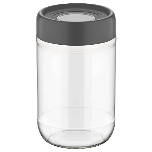 Generico Tarro sal de cristal 660 ml con texto