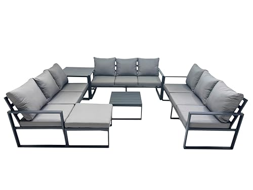 FMSGarden Aluminium 10 Seater Outdoor Gard...