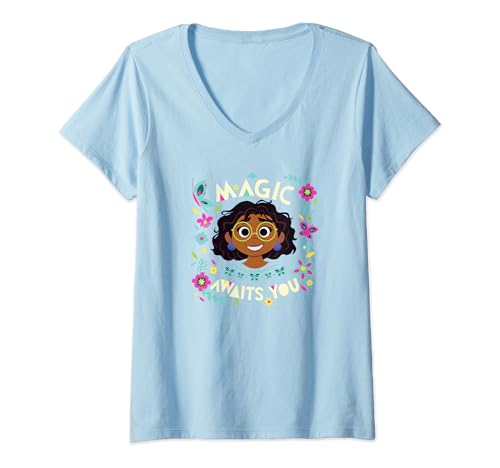 T-shirt Disney Encanto Mirabel col V cadeau parfait pour les fans et collectionneuses
