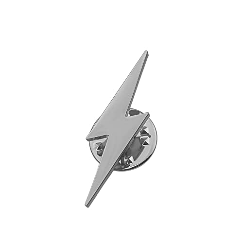 Image of Snatainless Steel Lightning Mark Brooch and Pin