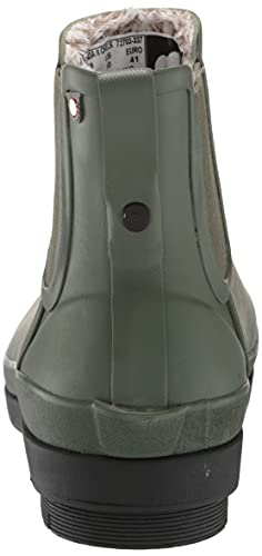 Bogs Women's Amanda Plush Ii Chelsea Boot, Green Ash, 10 #TOP2