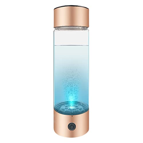 Générateur d'eau hydrogénée de luxe couleur or avec gobelet énergétique rechargeable USB