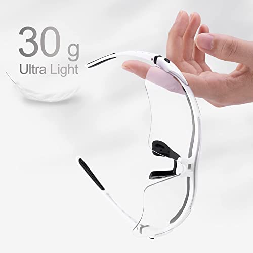 ROCKBROS Lunettes Vélo de Route VTT Photochromique Hommes Femmes, Cyclisme Lunettes de Soleil Sport VTT Pêche Running Course - Image 5
