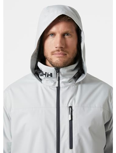 Image of Helly-Hansen Crew Hooded Midlayer 2.0 Waterproof Jackets for Men with Insulated Windproof Sailing Fabric and Packable Hood