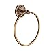 NENYAO Uchwyt na ręczniki kąpielowe, pierścień na ręczniki łazienkowe, europejski styl antyczny miedziany pierścień na ręczniki, retro wieszak na ręczniki łazienkowe, wieszak na ręczniki