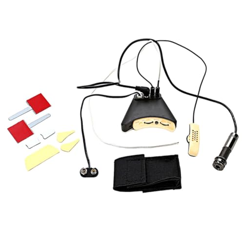 Micro guitare acoustique avec capteur réglable pour rangement facile en housse