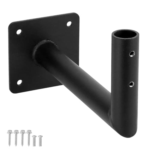 Weather Vane Roof Mount Bracket with Hardware, TCHOSUZ Heavy Duty Black TV Antenna Mounting, Eaves Weathervane...