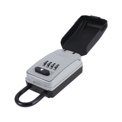 Uonlytech 1pezzi Cassetta Portachiavi Sospesa per Porta Custodia Serratura Portatile Resistente alle Intemperie Scatola Portaoggetti per Ingresso di Casa
