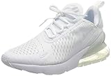 nike air max 39 günstig breathable mesh,synthetic Nike Herren Air Max 270 (gs) Leichtathletikschuhe, Weiß (White/White/Metallic Silver 000), 38.5 EU