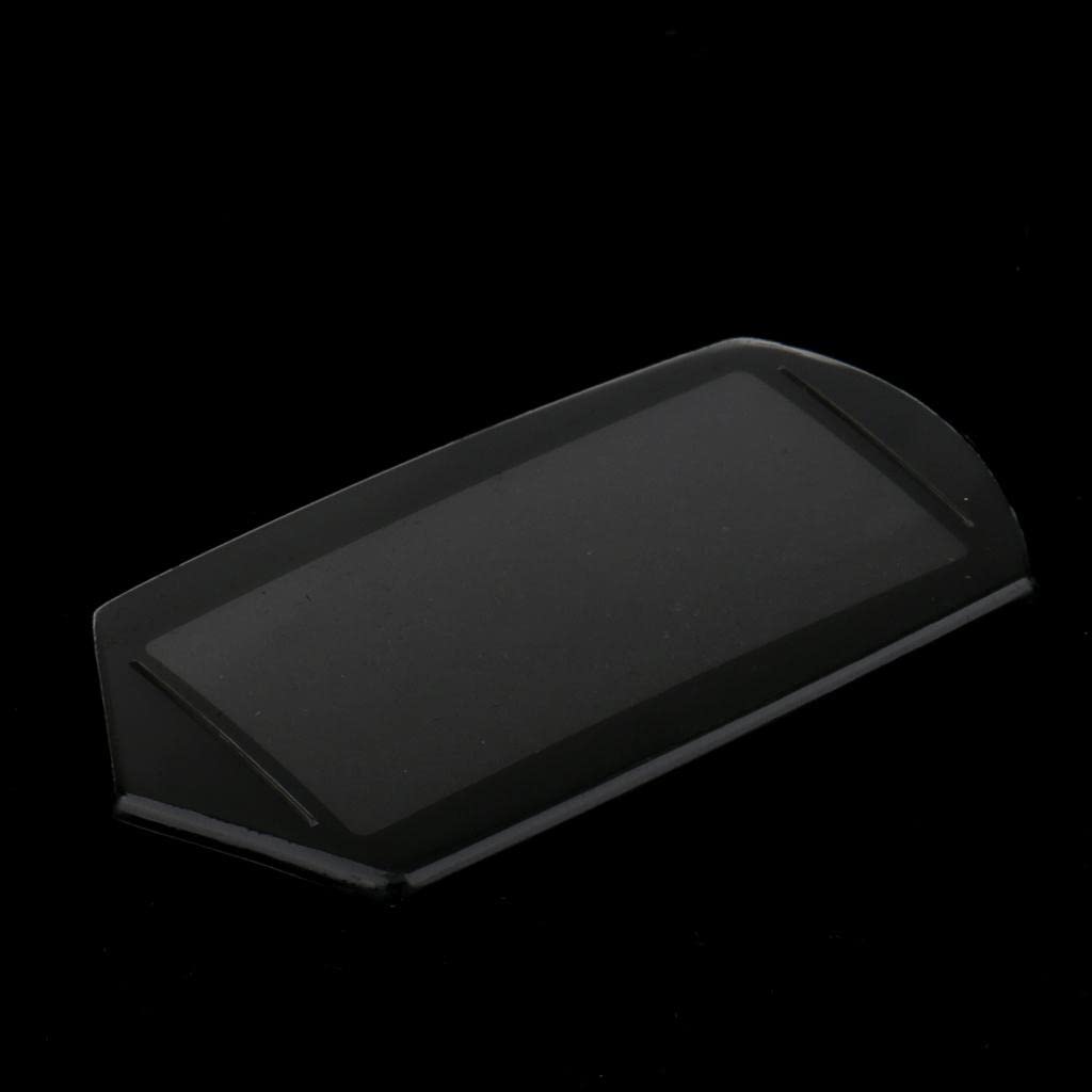 Side profile of the replacement LCD glass