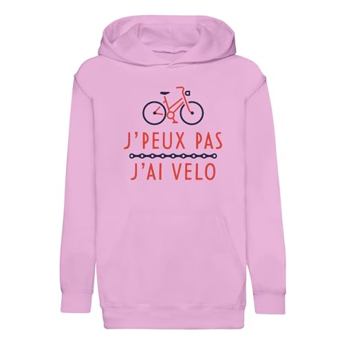 Sweat à capuche vélo enfant idéal pour le VTT et le collège
