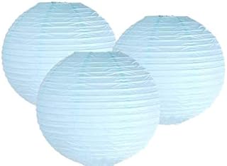 Matissa 16"(40CM) Pack of 3 Paper Lantern Wedding Party Decoration Craft Lamp Shade (Yellow)