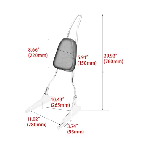 Dossier passager moto pour Shadow VLX 400 et Steed 1991-1998 - 6
