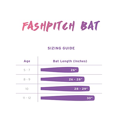 Rip-It | Spark Girls Fastpitch Softball Bat | Aluminum | 29" | Approved For All Fields #TOP4