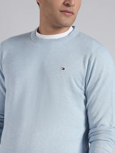 Image of Solid Regular fit Cotton Sweater