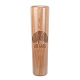 DUGOUT MUGS Atlanta Baseball City Skyline Solid Birch Wood Ultimate Sports Fan Baseball Bat Style Drink Tumbler, 12 Ounce