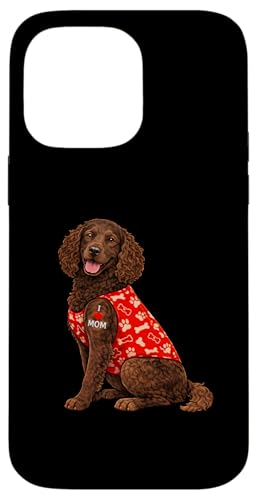 American Water Spaniel Mom I Love Mom �n�[�g �^�g�D�[ �X�}�z�P�[�X iPhone 14 Pro Max �p