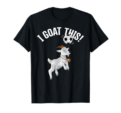 Divertida pelota de fútbol I Goat this Ball para amantes de las cabra y jugador de fútbol Camiseta