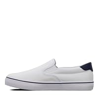 Lugz | Clipper Casual Sneakers for Men | Slip On Shoes for Men | Everyday Men Footwear, White/Peacoat Blue, 9.5 — image 6