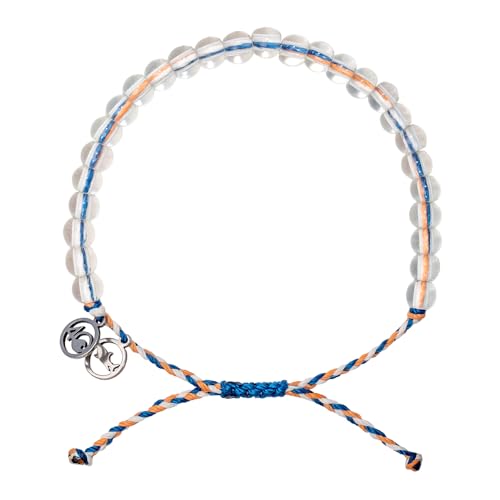 4Ocean Reef Shark Beaded Bracelet - Removes 1 Pound of Ocean Plastic - Handcrafted Beaded Design, Adjustable & Unisex - Recycled Materials - Supports Reef Shark Conservation