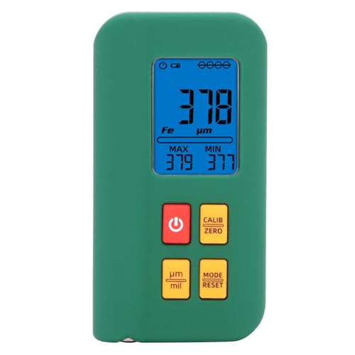 Medidor Digital de Espesor de Recubrimiento de Alta Precisión, Rango 0-1500 μm, con Pantalla LCD, para Pintura Automotriz y Metal miniatura 1