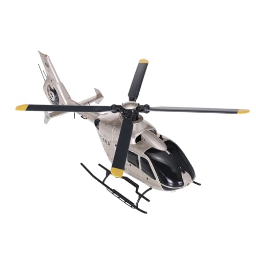 GoolRC C123 RC Helicopter, 6CH Remote Control Helicopter, 2.4GHz EC135 RC Aircraft with 6-Axis Gyro, 3D Flip, Inverted Flight, Altitude Hold, One Key Take Off/Landing, 2 Battery (Champagne) - Thumbnail 5