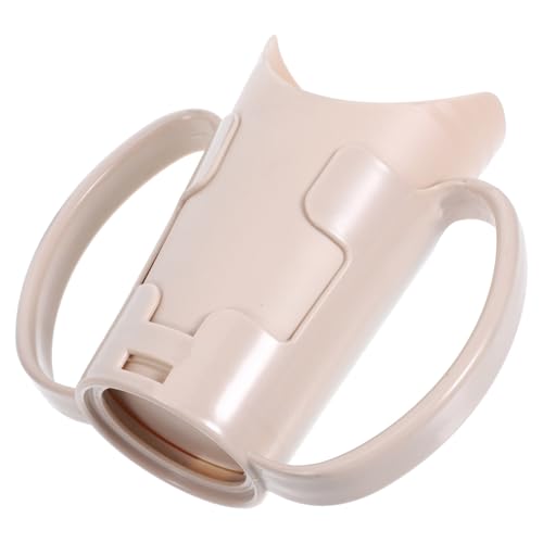 LALADEFIEE Gobelet Anti-Fuite pour Adultes Double Anse et Ouverture Inclinée Aide la Rééducation pour Patients Alités Souffrant de Dysphagie Solide et Incassable pour Seniors