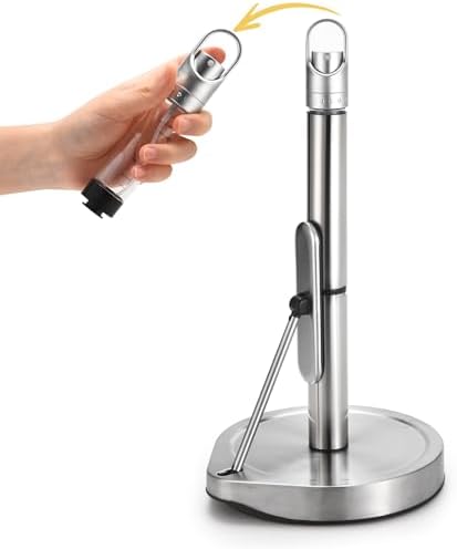 Paper Towel Holder with Spray Bottle for Kitchen Decor and Access...