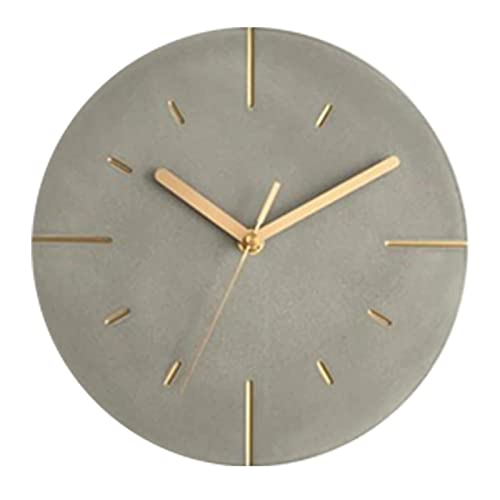 Horloge silencieuse en ciment pour supprimer le bruit dans le salon