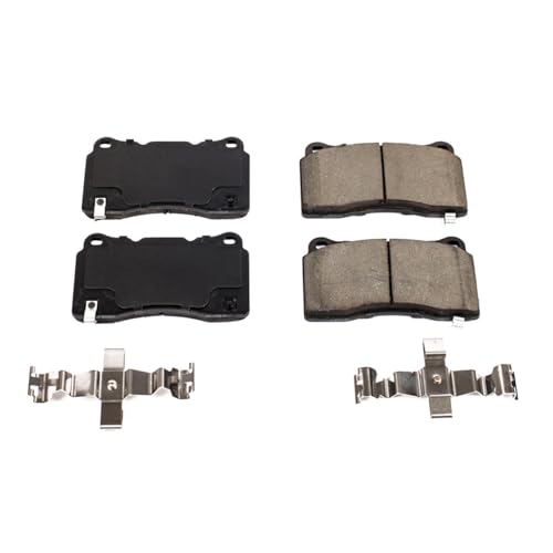 Image of PowerStop Front Brake Pads for Buick Regal Sportback 2019-20 |Cadillac ATS 2016 |CT6 2016-20 |CTS 2014-19 |XTS 2013-19 |Corvette 2017-19 - Z17 Ceramic Brake Pads with Installation Hardware, 17-1836