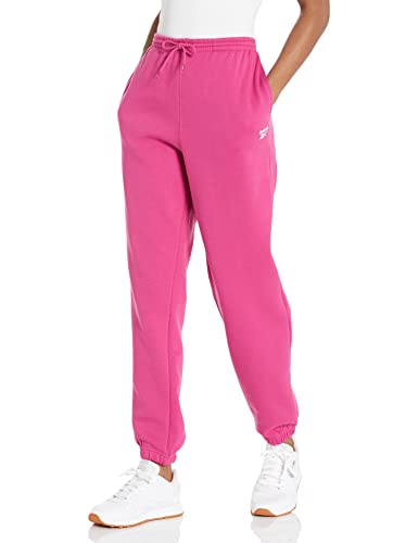 Pantalon de jogging en polaire Reebok Identity pour femme en coton mélangé doux