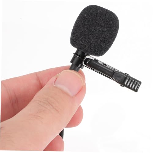 Microphone cravate à pince pour haut-parleur et micro lavalier de col