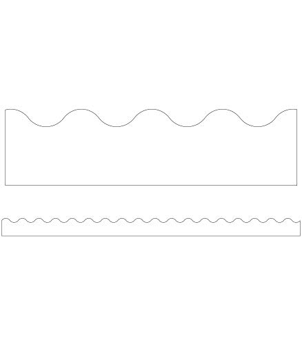 Carson Dellosa 39Ft of White Bulletin Board Borders, 13 Strips of Scalloped Trim for Rolling Whiteboard, Cork and Posterboard, Office Decorations, and Classroom Decor Carson Dellosa 39Ft of White Bulletin Board Borders, 13 Strips of Scalloped Trim for Rolling Whiteboard, Cork and Posterboard, Office Decorations, and Classroom Decor