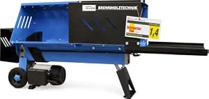 Güde Holzspalter GHS 370/4TE (1500 W/230 V, Hydrauliksystem, Spaltdruck 4 t, Spaltgutlänge 370 mm, Spaltgut-Ø 250 mm, 2-Hand-Sicherheitsbedienung, Transporträder, Test SEHR GUT)