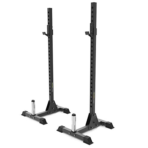 ARCHON Adjustable Squat Rack | Weight Rack | Squat Rack and Bench Press Rack | Squat Stand | Half Rack | Barbell Rack | Great Ad On Olympic Weight Bench and use with Your Squat Bar
