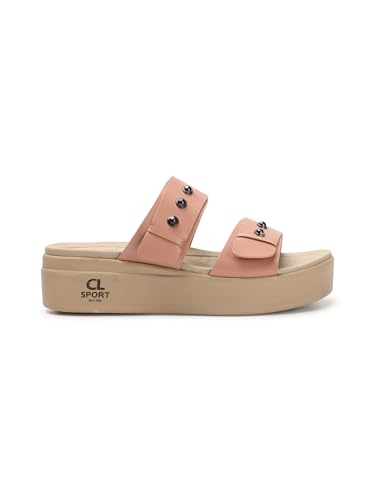 Image of Carlton London women's Adjustable Double Strap Platform Sandals